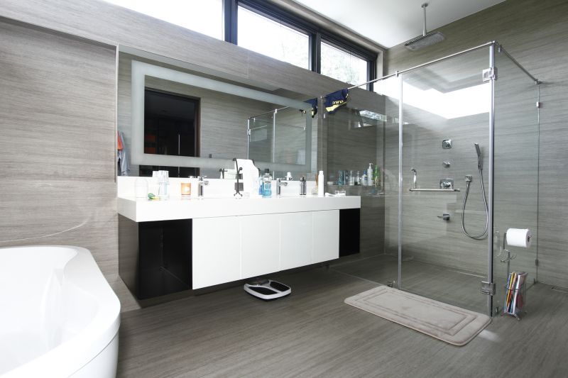 Expansive Shower Areas